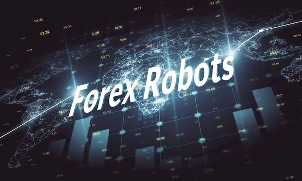 Forex Robots with graph as background