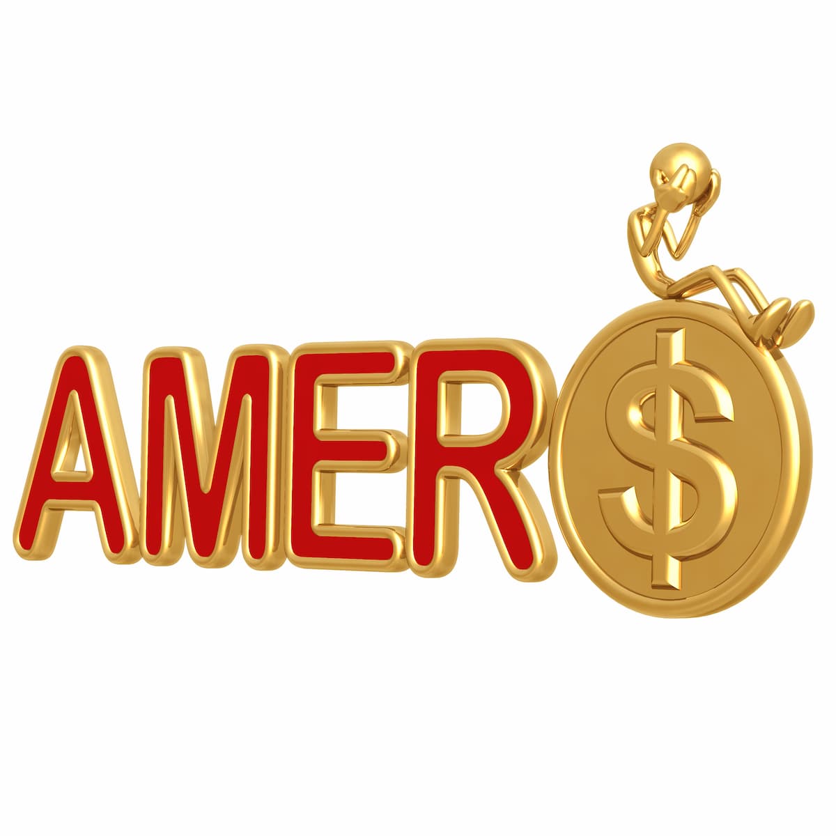 Amero Coin with dollar sign