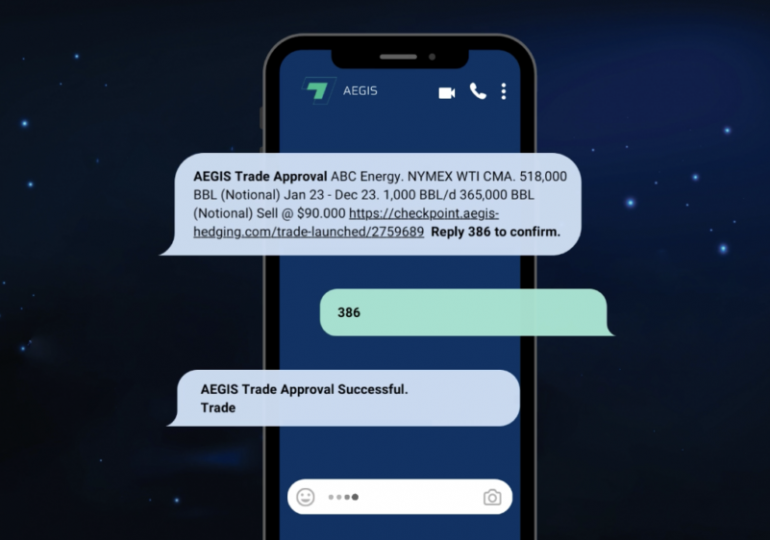 AEGIS launches electronic hedge recommendations and approvals through its software platform