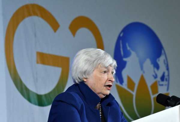 Yellen says ‘absolutely necessary’ for G20 to condemn war in Ukraine