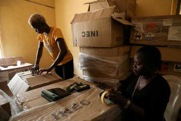 Nigerians vote for new president, braving long delays in hope of bringing change