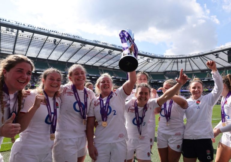 England survive France rally to win Women's Six Nations Grand Slam