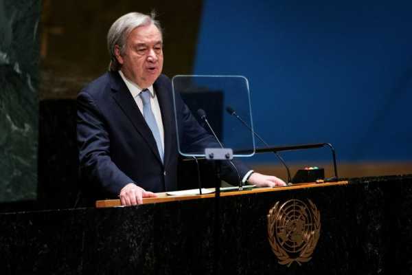 U.N. chief condemns Taliban ban on Afghan women working for U.N