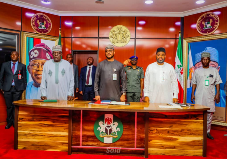 Zamfara: Governor Lawal receives briefings from security chiefs