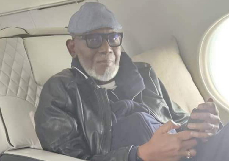 Gov. Akeredolu’s wife confirms husband’s return to Nigeria