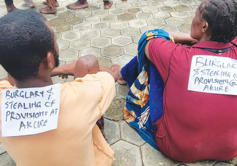 Amotekun nabs couple for theft, parades 30 suspects in Ondo