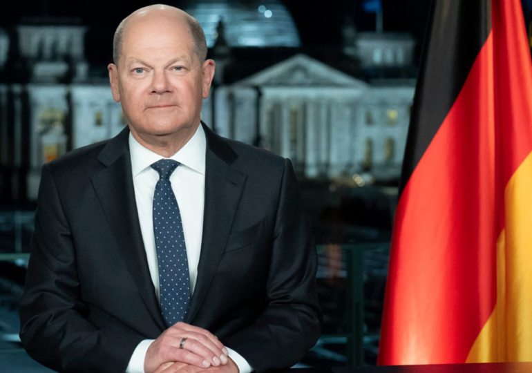 Scholz visits flood-hit northern Germany