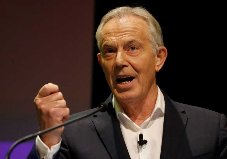 UK's Blair denies link to role in 'resettlement' of Gazans