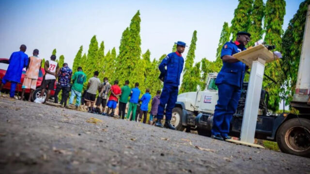 NSCDC arrests 13 suspects over illegal possession of weapons