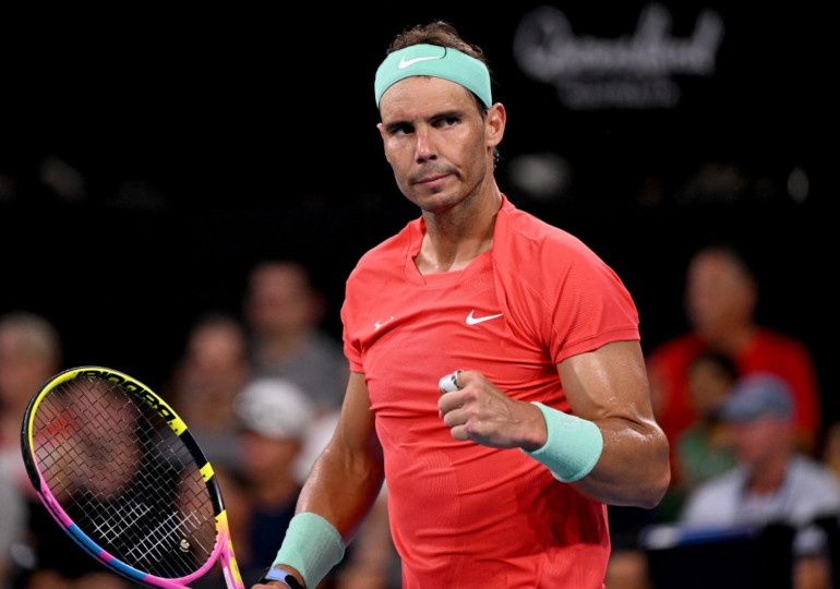 Nadal overpowers Kubler to reach Brisbane quarters