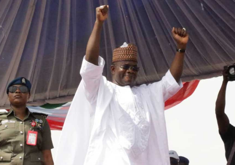 How mammoth crowd welcomed Bello to Okene