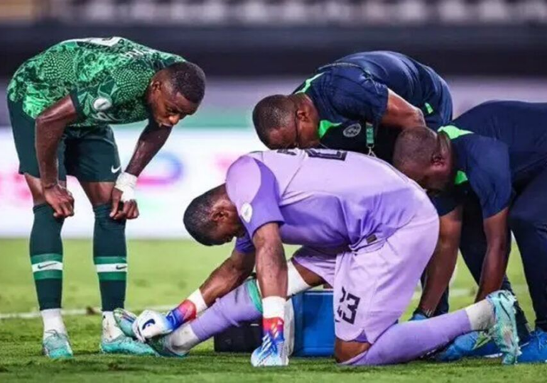 AFCON 2023: Nigeria goalkeeper Nwabali ready for crucial Angola clash despite injury scare