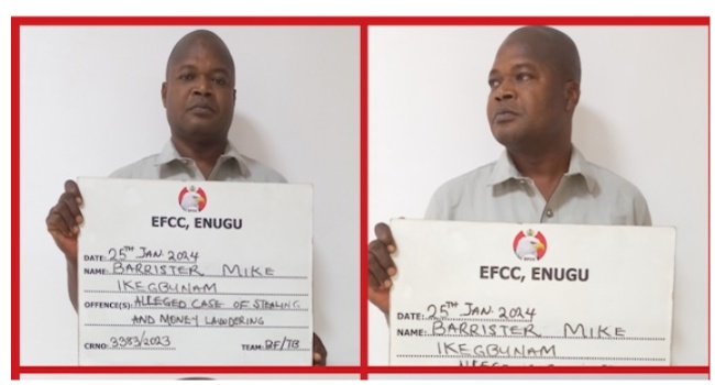 EFCC arraigns lawyer over N91m land fraud in Enugu