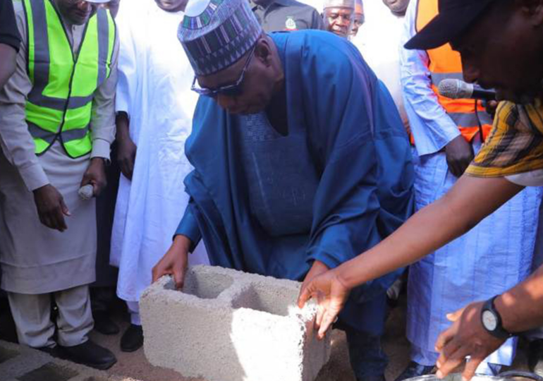 Zulum lays foundation for eye hospital in Biu