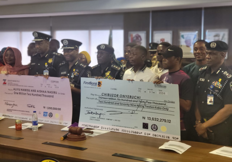 IGP presents over N1.5billion cheque to widows of slain policemen