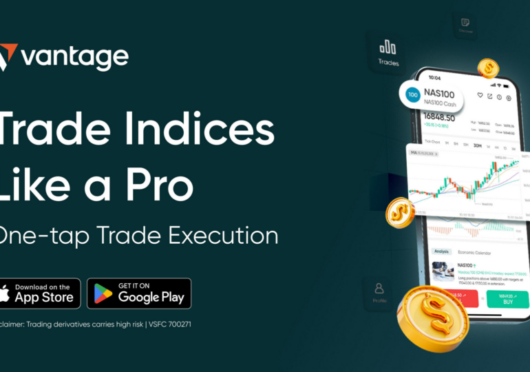 Vantage revamps its website with new features dedicated to indices trading