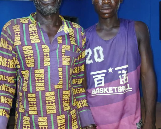 Police arrest man, teenager son for killing neighbor's wife