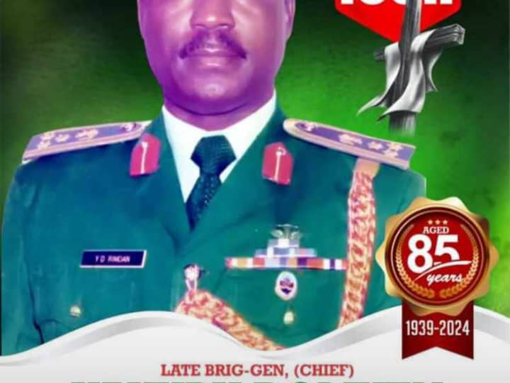 Late Brigadier General Yakubu Rimdan laid to rest in Plateau