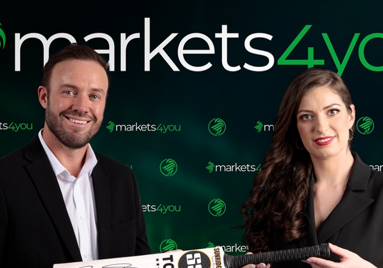 Markets4you engages cricket legend AB de Villiers as Brand Ambassador