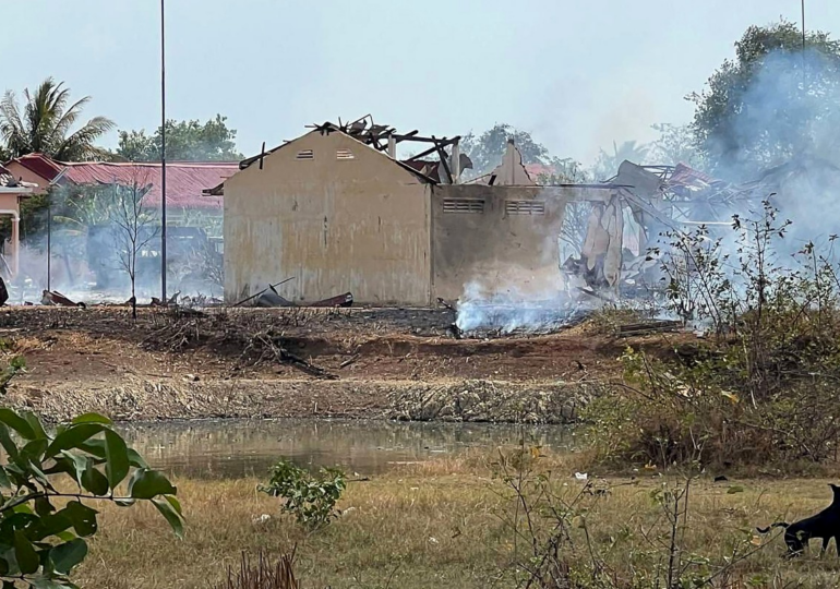 Cambodia says heatwave a factor in ammo blast that killed 20 soldiers