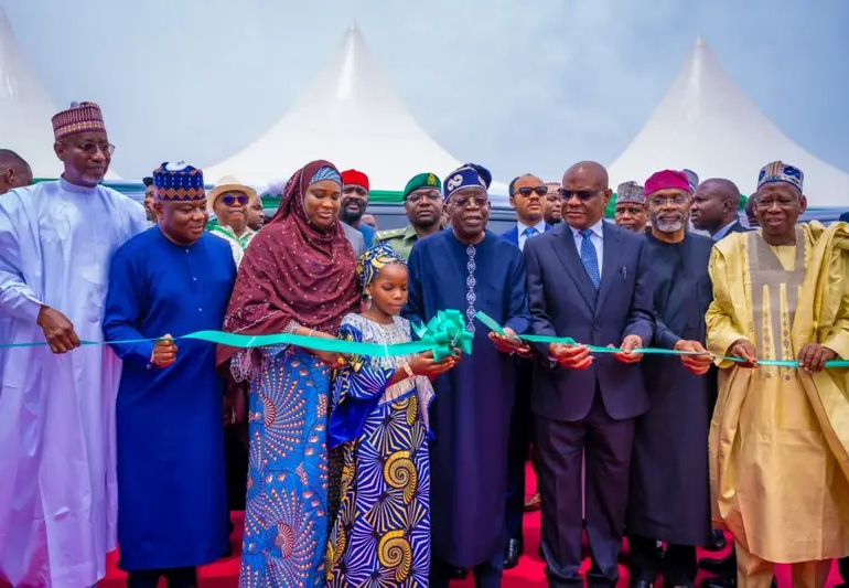 Wike lauds Tinubu for completing Wuye interchange in Abuja