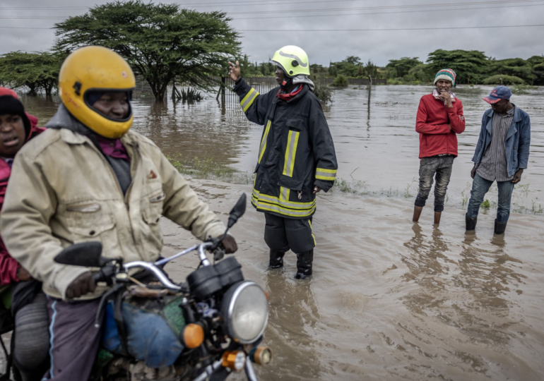 Flood-hit Kenya and Tanzania on alert as cyclone nears