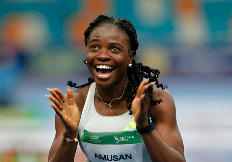 Amusan leads Nigeria’s 4x100m women’s relay team to gold