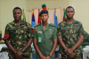 PHOTOS: Nigerian Army announces promotion of first female UK trained officer to Lieutenant position