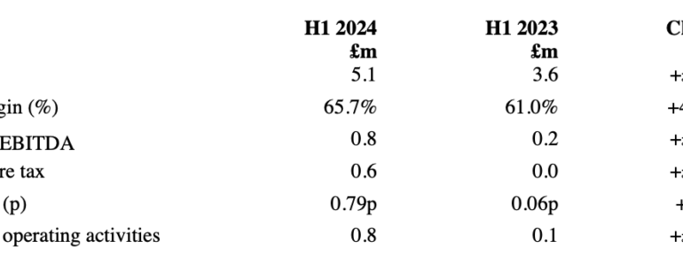 Finseta registers 40% Y/Y increase in revenues in H1 2024