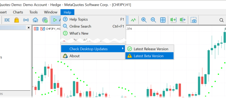 MetaQuotes rolls out MT5 Platform beta build 4540