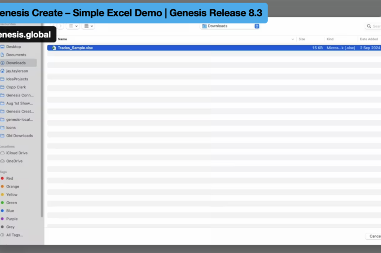 Genesis Release 8.3 delivers new tools for converting Excel into robust apps