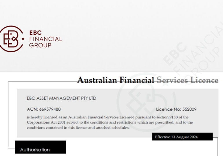 EBC Financial adds second Australia ASIC license for Asset Management