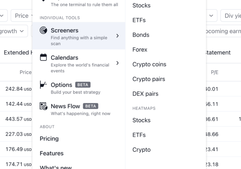 TradingView introduces crypto analysis tool DEX Screener