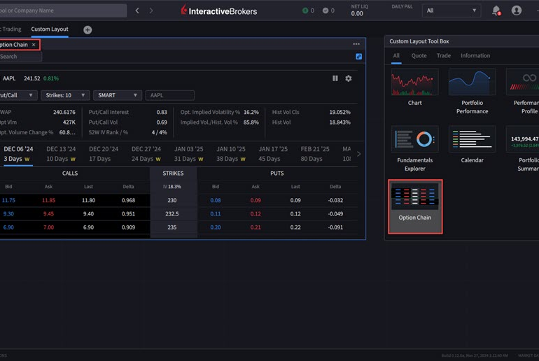 Interactive Brokers makes option and alert management enhancements in IBKR Desktop platform