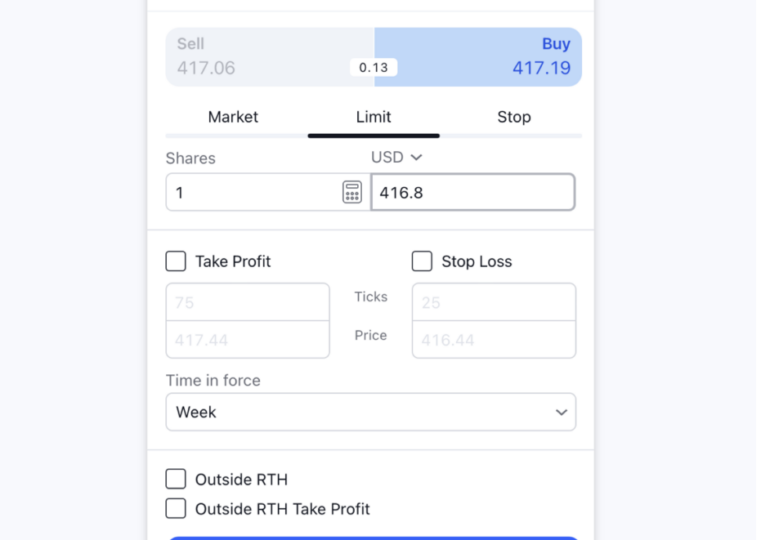 TradingView enhances Paper Trading tool by implementing extended market hours