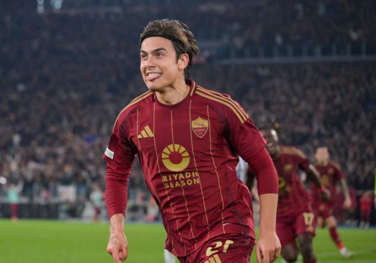 Dybala double leads Roma into Europa League last 16