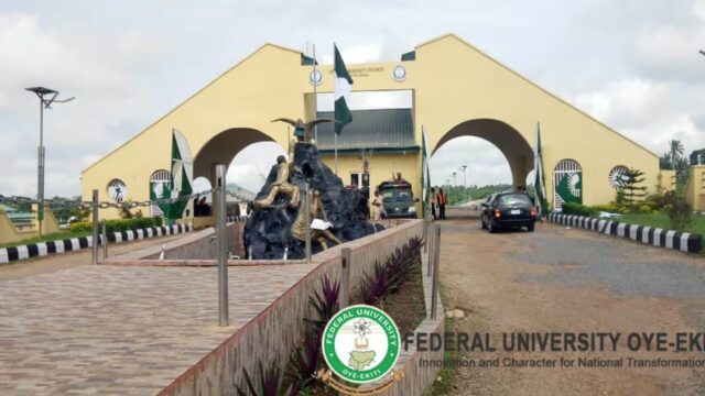 FUOYE student protests,reject SSANU women’s call for VC’s suspension